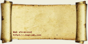 Ksenija Jakšić vizit kartica